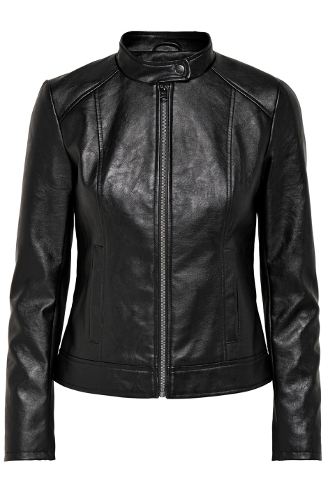 Jacqueline de Yong jdyemily faux leather jacket otw no